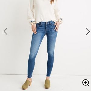 Madewell skinny 8”rise jeans